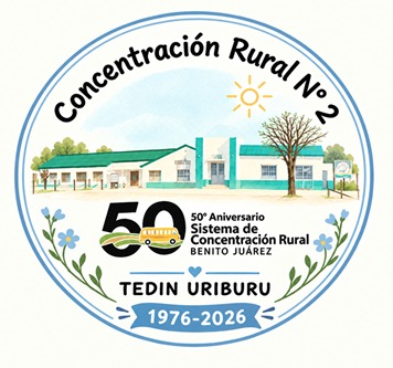 Identidad gráfica del cincuentenario de la Concentración Rural N° 2 de Tedín Uriburu